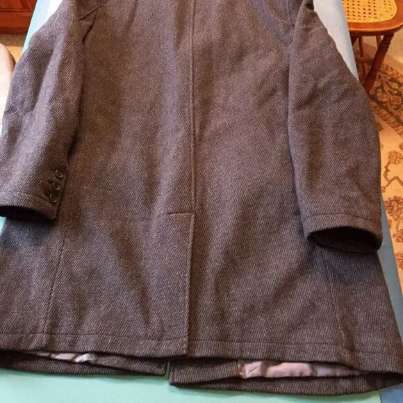 Tommy Hilfiger Wool Blend Men's Size XL Three Button Top Coat